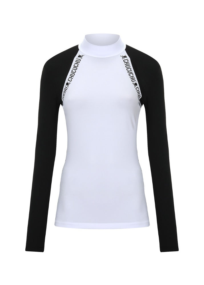 モックネック ロングTシャツ（ホワイト） – SOMUA CLUB