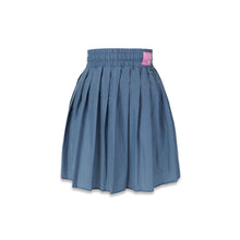画像をギャラリービューアに読み込む, marine pleate skirt-Blue
