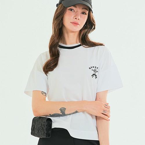 Bucket Round T-shirt-トップス,半袖シャツ-SOMUA CLUB-韓国ゴルフウェア