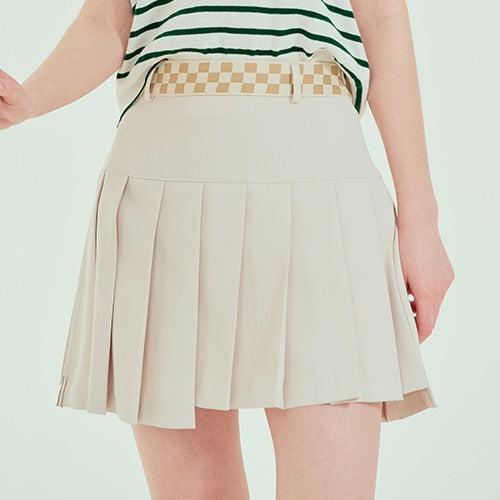 Checker Line Pleats-Skirt-SOMUA CLUB-韓国ゴルフウェア
