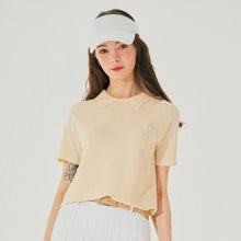 画像をギャラリービューアに読み込む, Collar Short-Sleeved Knitwear-トップス,半袖シャツ-SOMUA CLUB-韓国ゴルフウェア
