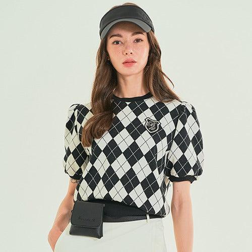 Diamond Puff Knit-SOMUA CLUB-韓国ゴルフウェア