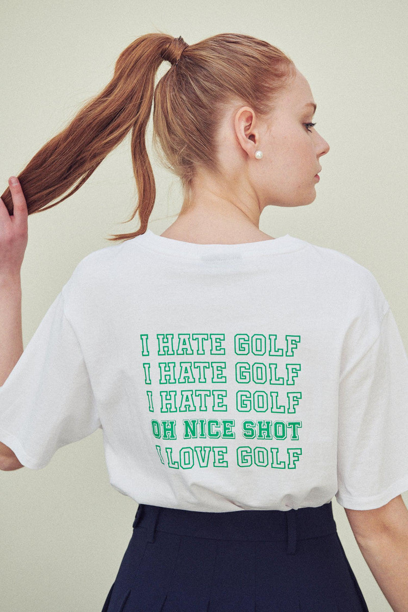 " I HATE GOLF " Basic T-shirt-SOMUA CLUB-韓国ゴルフウェア