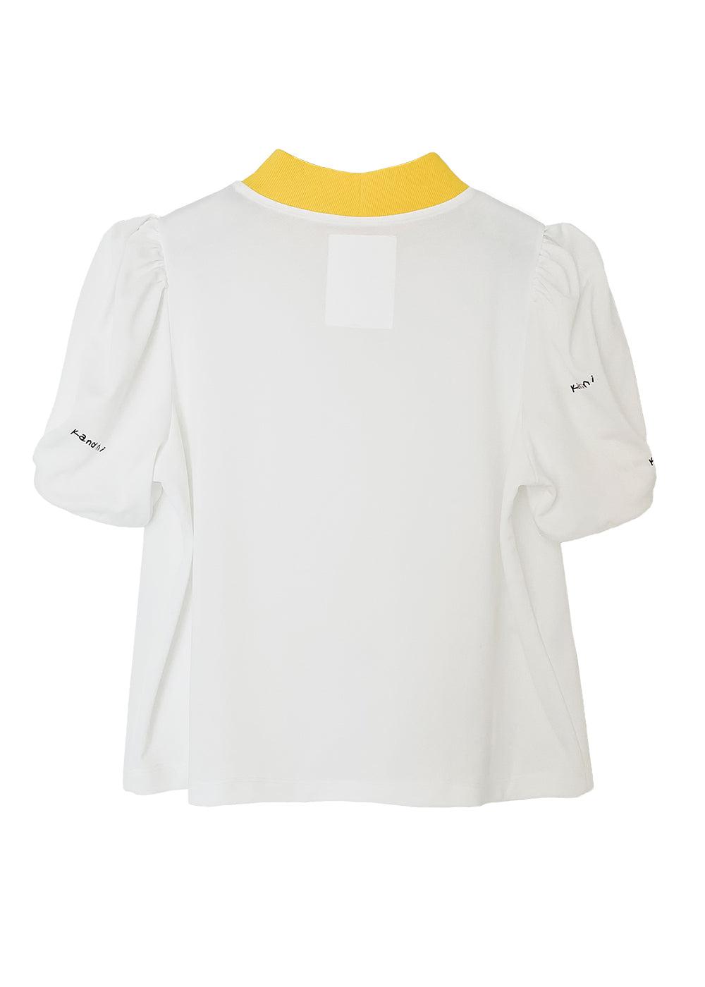 Yellow, Breezy mock up Tee-トップス,Tシャツ,ポロシャツ-SOMUA CLUB-韓国ゴルフウェア